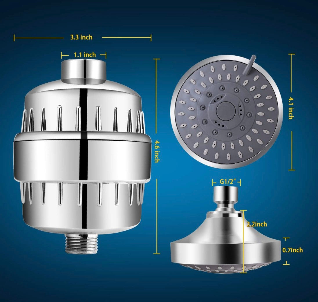 Chlorine shower filter