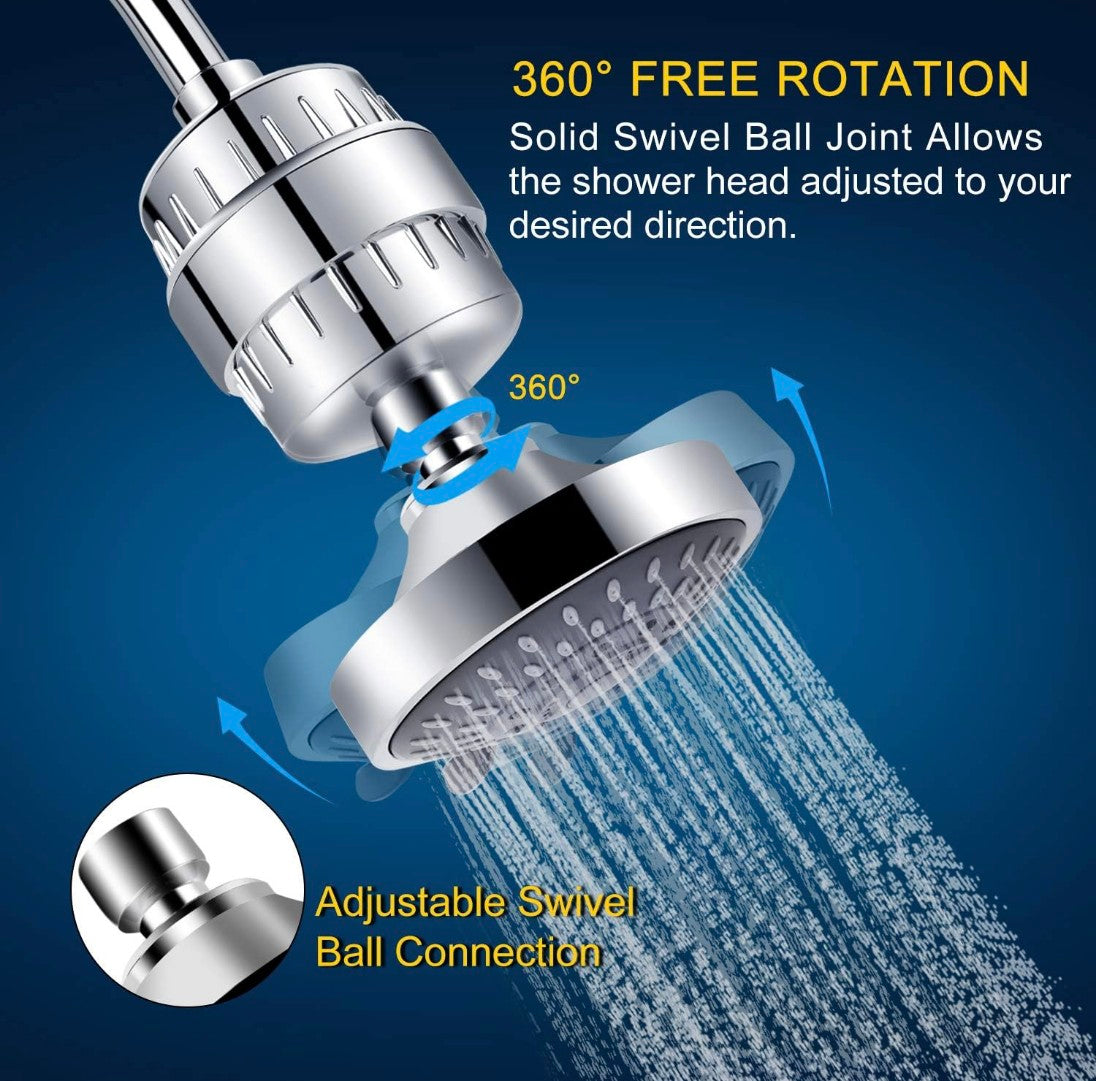 Chlorine shower filter